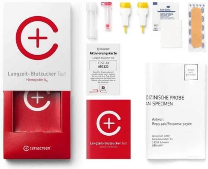 Produktbild Cerascreen Selbsttest Langzeit Blutzucker (1 x)
