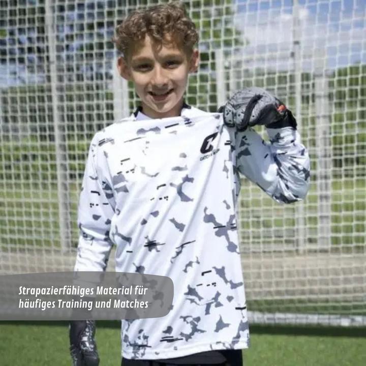 Actual product image Catch & Keep Trikot White Camou Protection Torwarttrikot Gr. XL Fussball Shirt (XL)