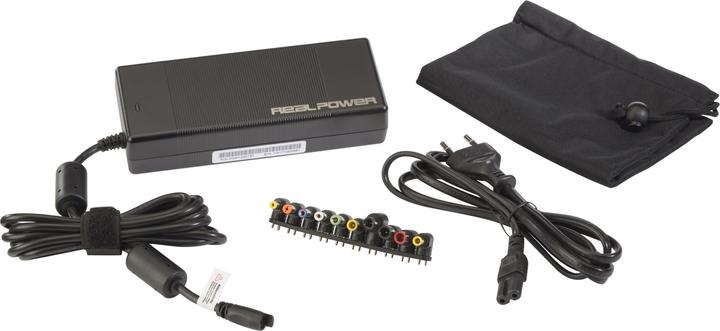 Immagine prodotto RealPower Alimentatore NBB UNA-40 al dettaglio 40W DC 19V 2.1 Amp 87 Efficienza massima compatibile con tutti (40 W)