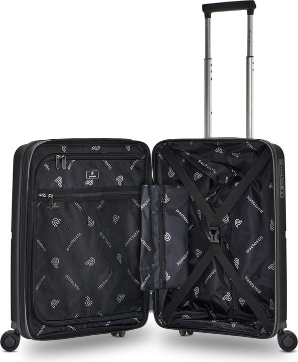 Immagine prodotto Pactastic Collection 01 Carrello cabina a 4 ruote da 55 cm con piega a espansione (42 l, Bagaglio a mano (fino a 50 litri))