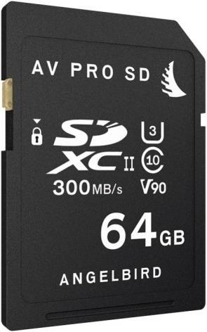 Immagine prodotto Angelbird Scheda SD AVpro 64 GB UHS-II (64 GB, SDXC, U3, UHS-II)