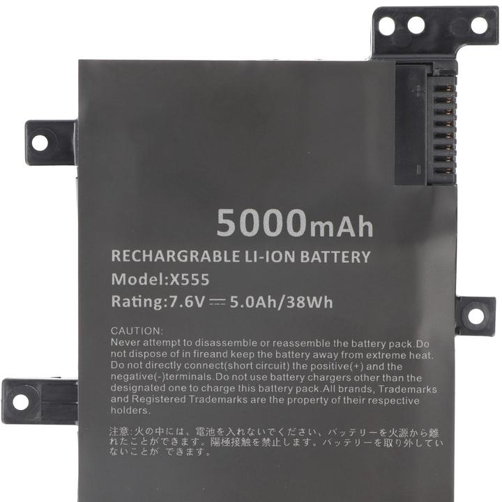 Image du produit AccuCell Batterie ASUS X555, C21N1347 (5000 mAh)