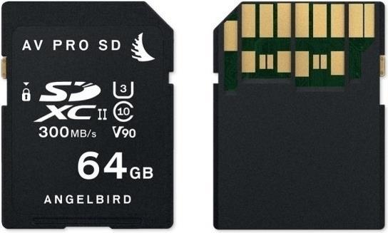 Angelbird Scheda SD AVpro 64 GB UHS-II (64 GB, SDXC, U3, UHS-II)