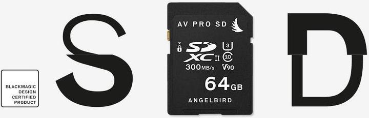 Immagine prodotto Angelbird Scheda SD AVpro 64 GB UHS-II (64 GB, SDXC, U3, UHS-II)