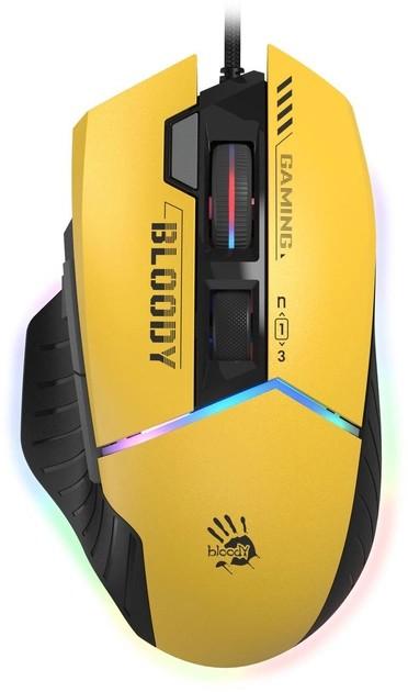 Actual product image A4Tech Mouse BLOODY W95Max USB Sports Lime (Cable)