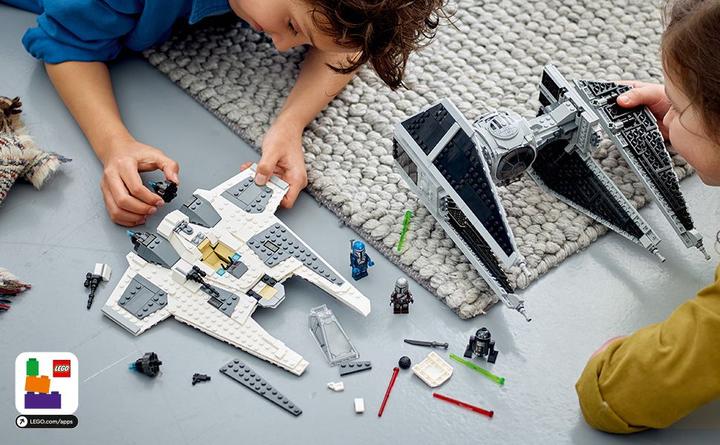 Image du produit LEGO Mandalorian Fang Fighter vs. Tie Interceptor (75348, LEGO Star Wars)