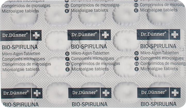 Nährwerte und Zutaten Dr. Dünner PhytoWorld BioSpirulina Tabletten (80 Stück, Tabletten, 64 g)