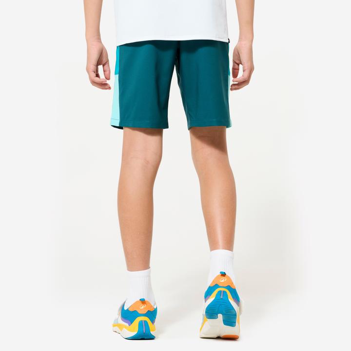 Actual product image Decathlon Shorts Sporthose Kinder atmungsaktiv - grün/türkis (12, 13, 14)