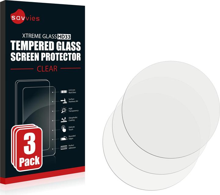 Actual product image Savvies Tempered Glass