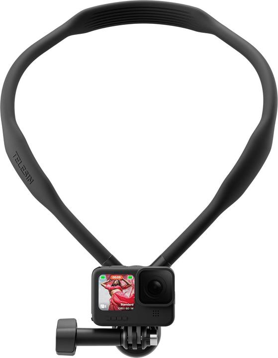 Produktbild Telesin black neck holder mount for action camera/smartphones (Insta360, GoPro, Smartphone)