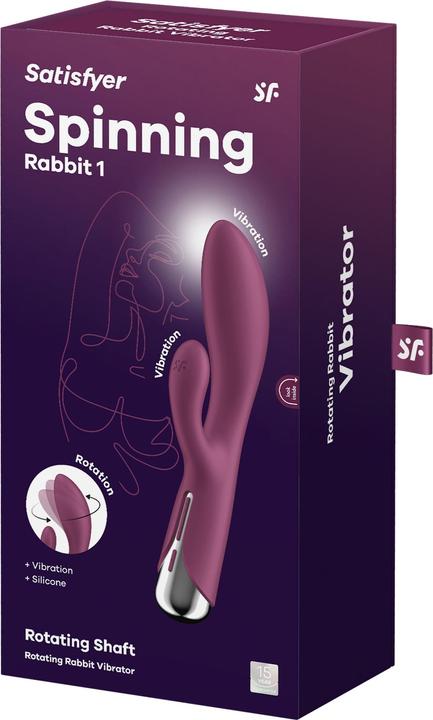 Image du produit Satisfyer Spinning Rabbit 1 Stimulation Du Clitoris Et Du Point G Rouge