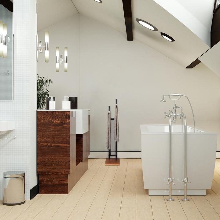 Immagine prodotto Relaxdays Porta asciugamani da terra a 2 bracci