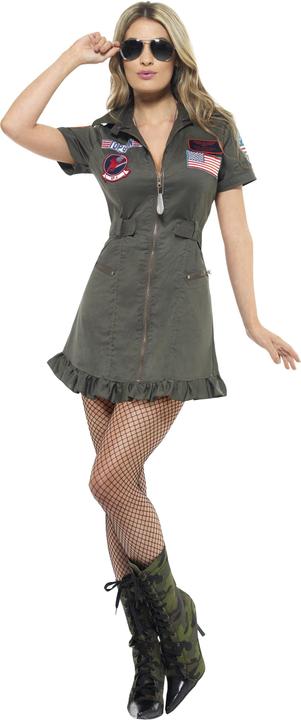 Produktbild Smiffys Top Gun Frauen Kostüm (L)