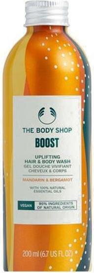 Immagine prodotto Body Shop - per corpo e capelli Boost Uplifting Mandarin & Bergamot (lavaggio per capelli e