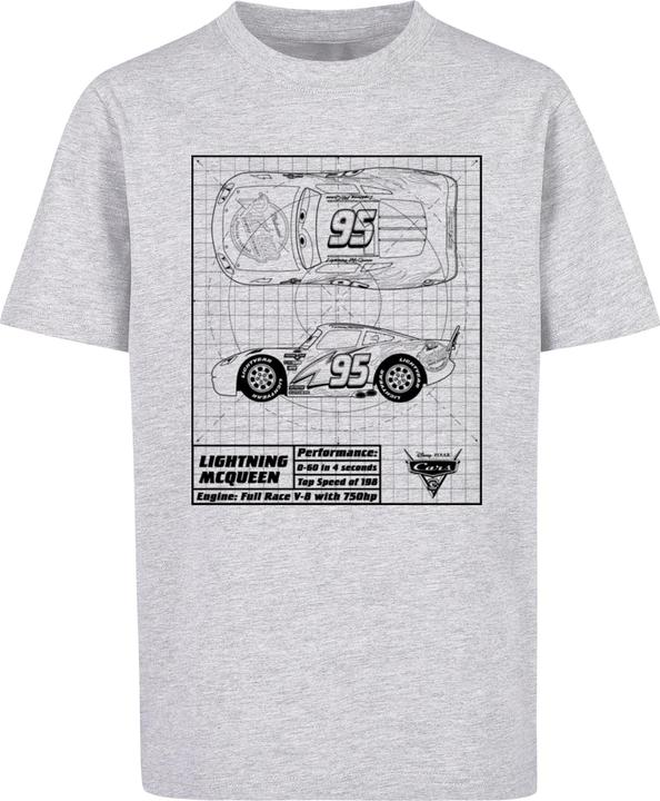 Immagine prodotto Absolute Cult Maglietta Cars - Saetta McQueen Blueprint Basic - 133315 (110, 116)