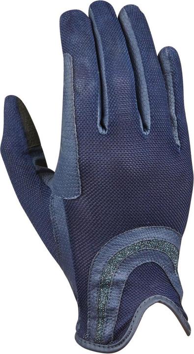 Produktbild Dublin Mesh Palm Ziegenleder Glitter Reithandschuhe (XS)