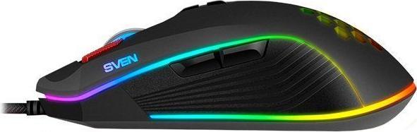 Produktbild Sven RX-G850 up to 6400 DPI Soft Touch Metal bottom Braided cable Gaming software 3 extra (Kabelgebunden)