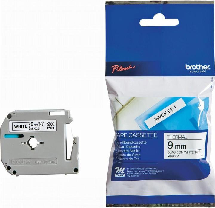 Produktbild Brother M-K221bz (0.90 cm, Schwarz)