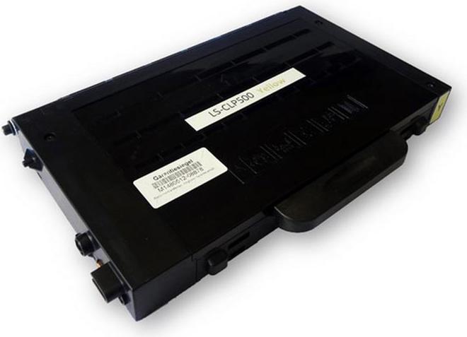 Actual product image Hermex Compatible Toner Samsung CLP-500 CLP 500 yellow (Y)