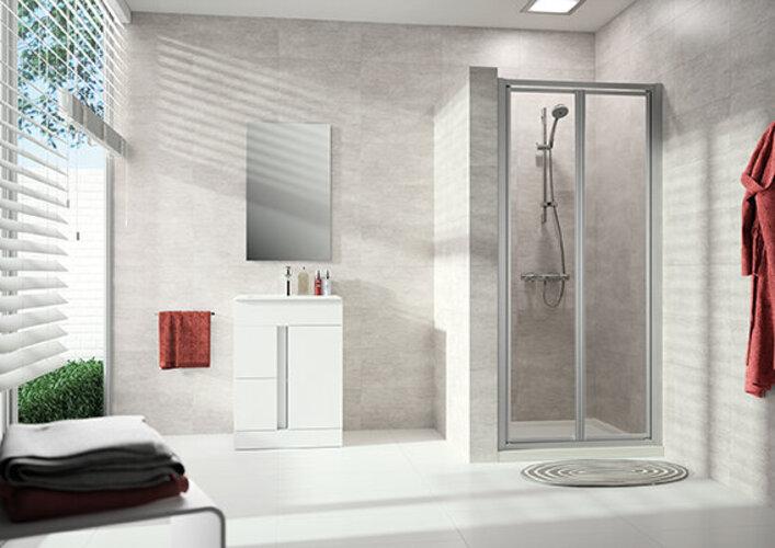 Actual product image Hüppe Alpha 2 swing door, 780x1900mm, fully framed (204 cm, 97 cm, 10 cm)
