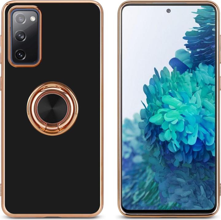 Actual product image Cadorabo Case for Samsung Galaxy S20 FE in TPU with camera protection and ring LM089 Style (Samsung Galaxy S20 FE)