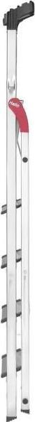 Produktbild Hailo L80 ComfortLine, Alu-Sicherheits-Stehleiter, 5 Stufen (Stehleiter, 150 cm)