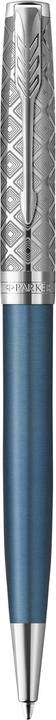 Parker Kugelschreiber Sonnet Premium Metal & C.C. sw M (Metallic, Blau, 1 x)