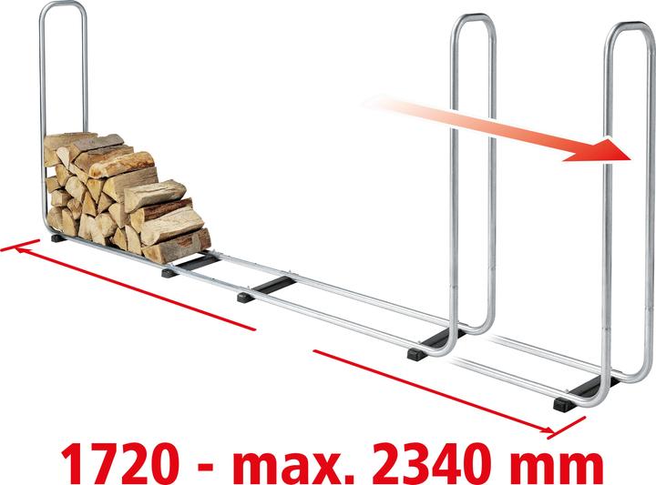 Image du produit wolfcraft wolfcraft 1 Stapelhilfe für Brennholz (234 x 31 x 104,5 cm)