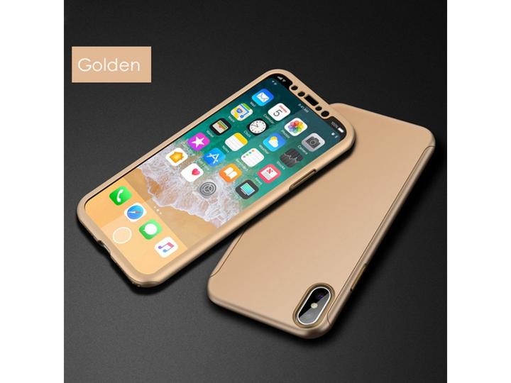 Actual product image Floveme 360 degree bulletproof glass case iPhone XS all-round protection (1 Piece, Apple iPhone XS)