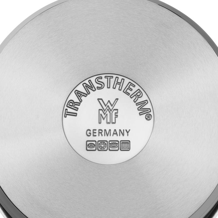Produktbild WMF Kochtopf Bratentopf Induktion 16cm Glasdeckel 1,4l Function4 Edelstahl (16 cm, Bräter + Schmortopf, Kochtopf, Edelstahl)