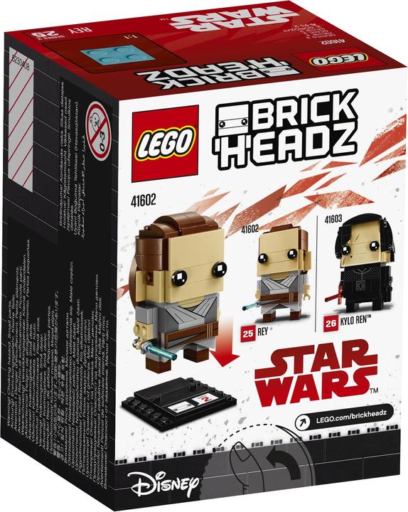 Actual product image LEGO Rey (41602, LEGO Brickheadz)