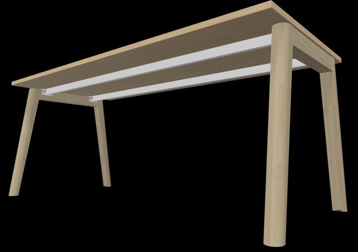 Actual product image Narbutas Nova Wood desk (1800 x 800 x 740 mm)