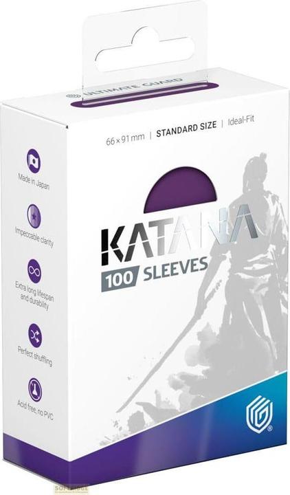 Ultimate Guard 100 pochettes Katana Sleeves taille standard Iris Bloom
