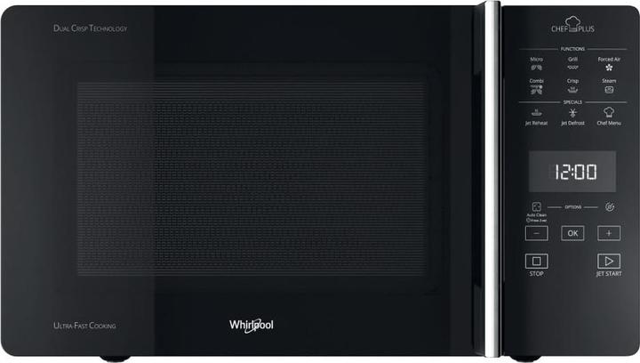 Immagine prodotto Whirlpool MCP 359 SL Superficie piana Microonde combinato 25 L 800 W Argento, Nero (Spina UE, 25 l)