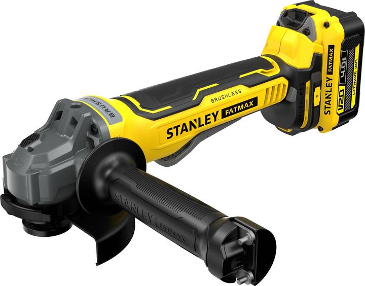 Produktbild Stanley ST-WINKELSCHLEIFER V20 2x4.0Ah 125mm SFMCG700M2K (125 mm)
