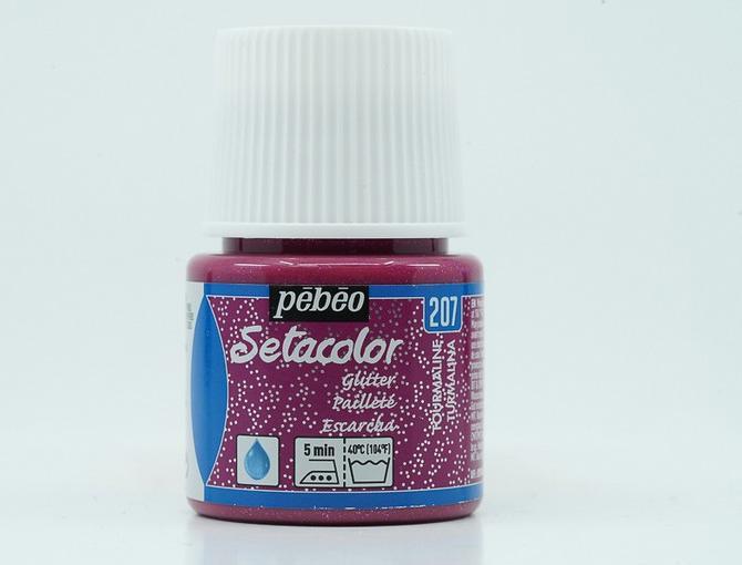 Actual product image Pebeo Setacolor Light Fabrics (Tourmaline, 45 ml)