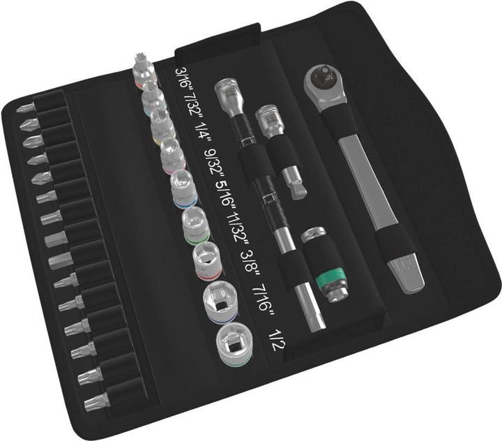 Produktbild Wera 8100 SA 11 Zyklop Metal-Knarrensatz (1/4")