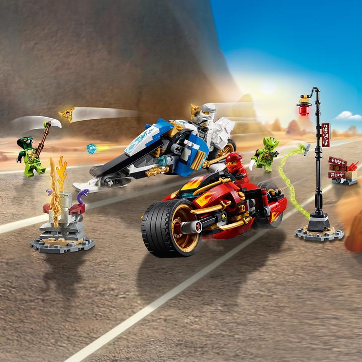 Produktbild LEGO Kais Feuer-Bike Zanes Schneemobil (70667, LEGO Ninjago)
