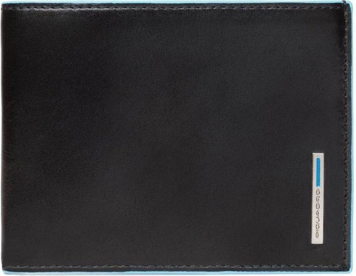 Immagine prodotto Piquadro Portafoglio da uomo quadrato blu con tasca portamonete nero