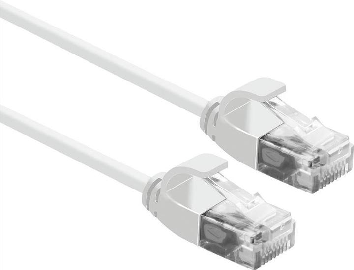 Roline UTP DataCenter Patchkabel Kat.6A, LSOH, slim, weiss, 2,0 m (U/UTP, CAT6a, 2 m)