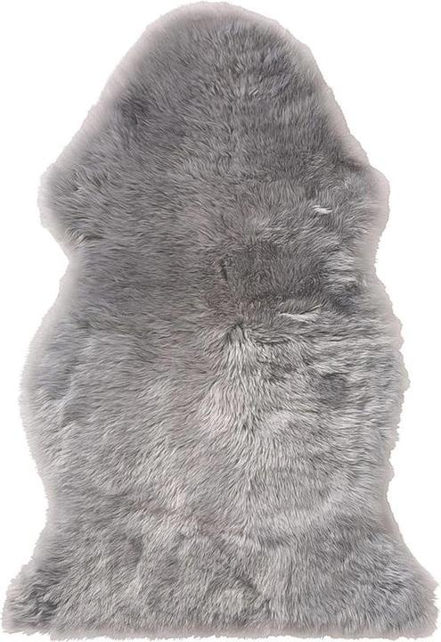 Produktbild Natura Punto Echte Schaffelle im 2er-Set, flauschig und besonders weich, grau und elfenbein, 90 x 60 cm (60 cm)