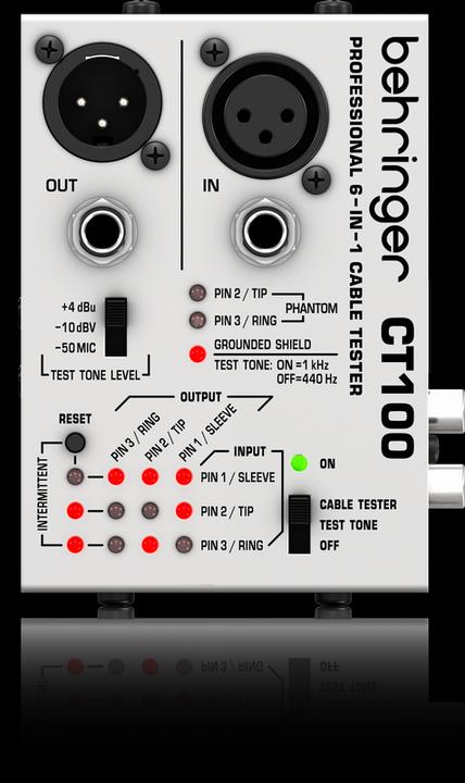 Immagine prodotto Behringer Prova cavi CT100 (Tester di cavi audio)