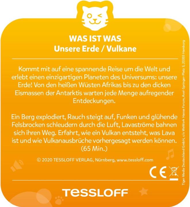Produktbild Tigermedia WAS IST WAS: Unsere Erde / Vulkane (Deutsch)