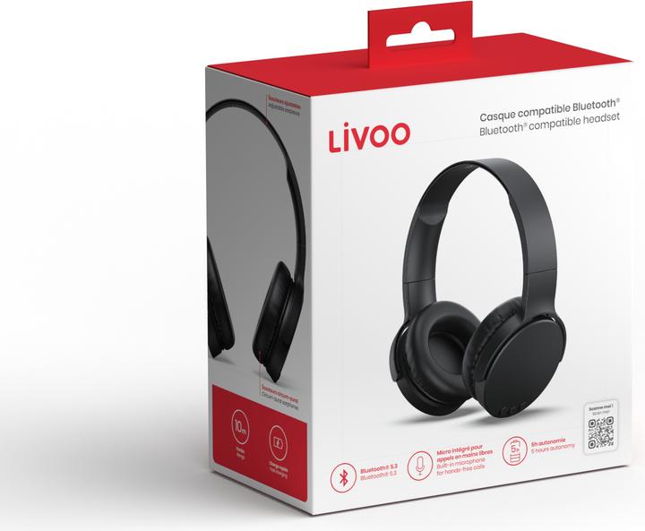 Image du produit Livoo Casque compatible Bluetooth (5 h, Sans fil)