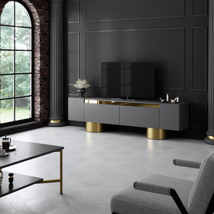 Image du produit Skye Decor Bohem Gold TV Stand (180 x 50 x 30 cm)