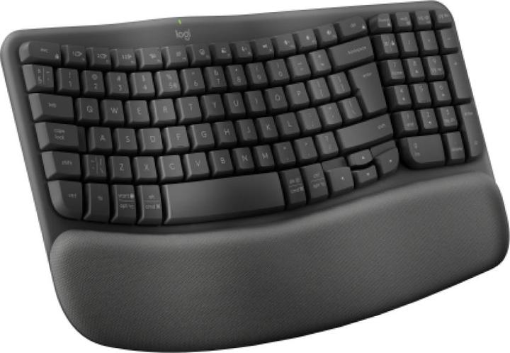 Produktbild Logitech Wave Keysergonomic Kb Graphite (Eng. Int., Kabellos)