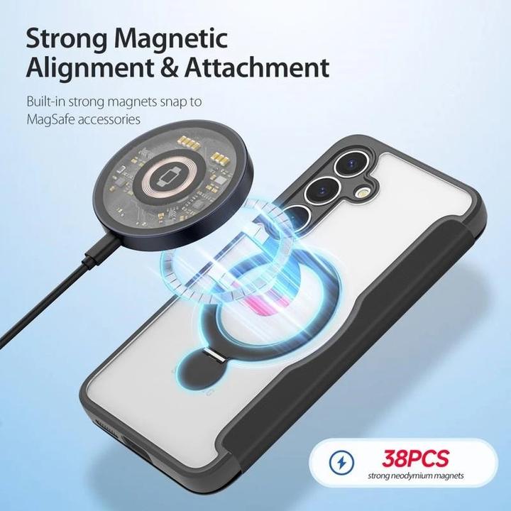 Image du produit Dux Ducis Skin X Pro Magnetic Stand Lederhülle (Samsung Galaxy S25+)