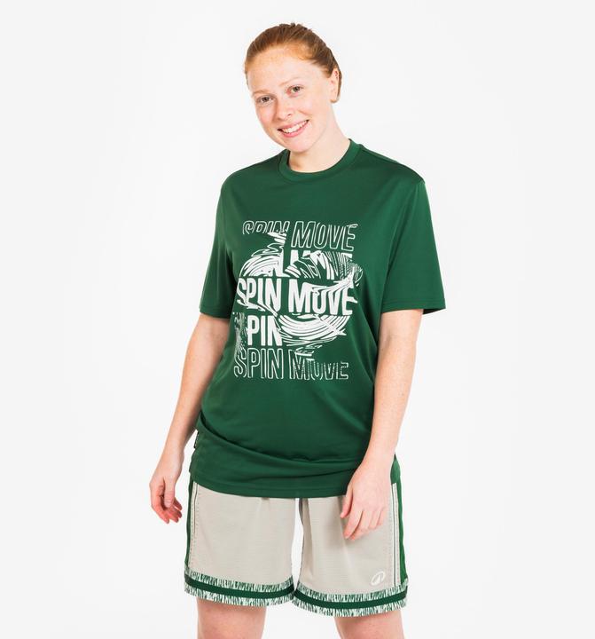 Image du produit Tarmak T-shirt / maillot basketball - TS500 fast Vert (M)