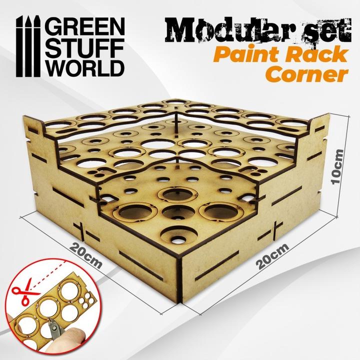 Image du produit Green Stuff World Rack de peinture modulaire - STRAIGHT CORNER