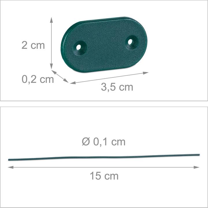Actual product image Relaxdays 52-pcs. privacy screen attachment (10 cm)